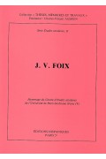J V Foix. Hommage du Centre d'Etudes catalanes de l'Université de Paris-Sorbonne (Paris IV)