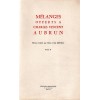 Mélanges offerts à Charles Vincent Aubrun (2 vol.)