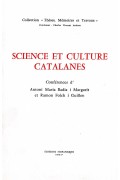 Sciences et cultures catalanes 