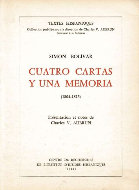 Cuatro cartas y una memoria