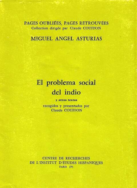 El problema social del indio. Novelas y cuentos de juventud