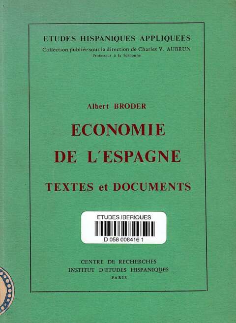 Economie de l'Espagne (n°1)