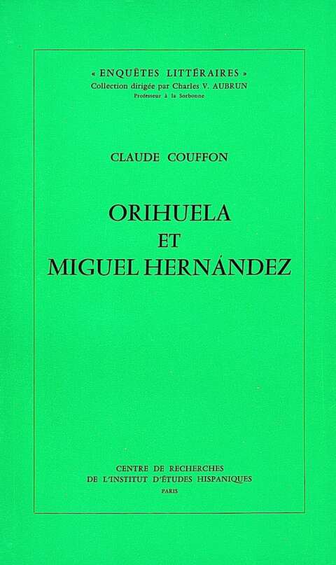 Orihuela et Miguel Hernández
