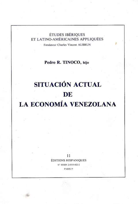 Situación actual de la economía venezolana (n°11)
