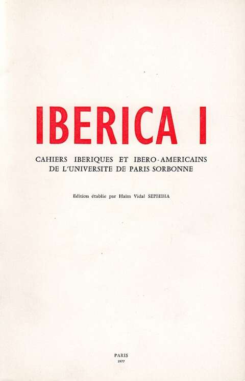 Ibérica 1 (nouvelle série) Familles ibériques et latino-américaines